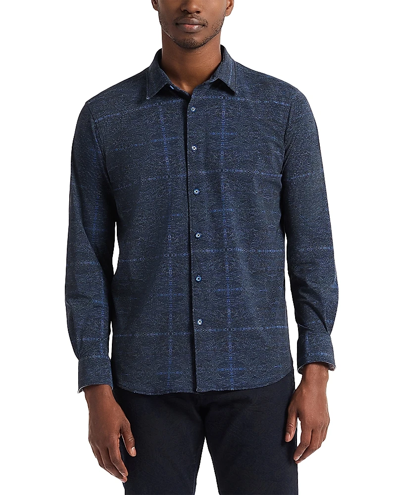 Robert Graham Irving Knit Button Down Shirt