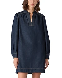 Whistles Denim Shift Mini Dress