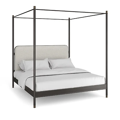 Caracole Campaign Bed with Canopy, King
