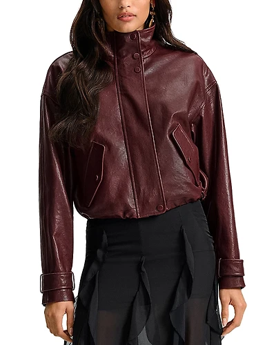 Veronica Beard Bateman Leather Jacket