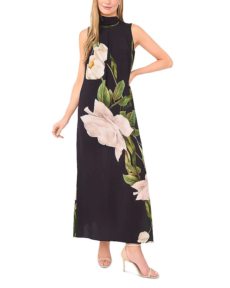 Ted Baker Bow Tie Sleeveless Maxi Dress