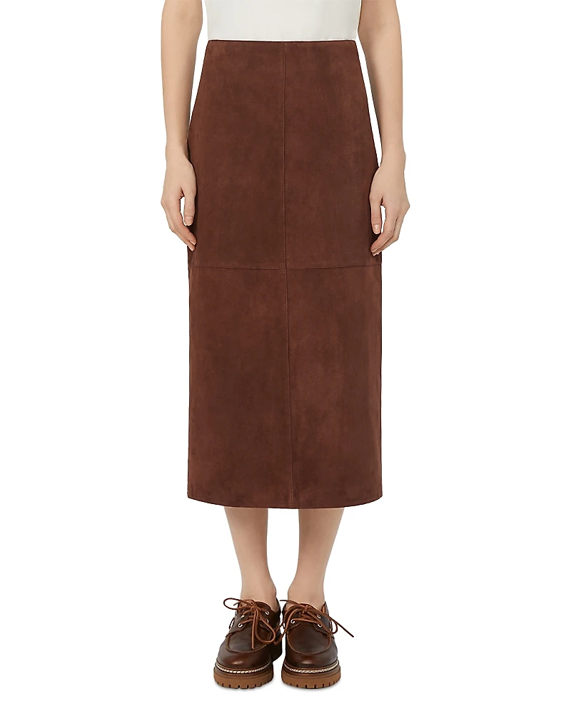 Weekend Max Mara 2 Pala Leather Skirt