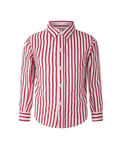 Rachel Riley Unisex Red Stripe Shirt