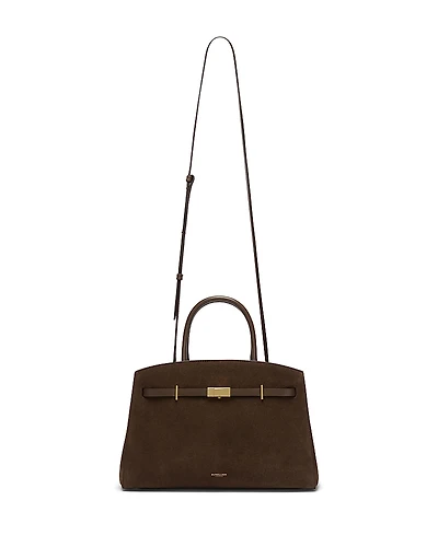DeMellier The Mini Hudson Suede Top Handle Bag