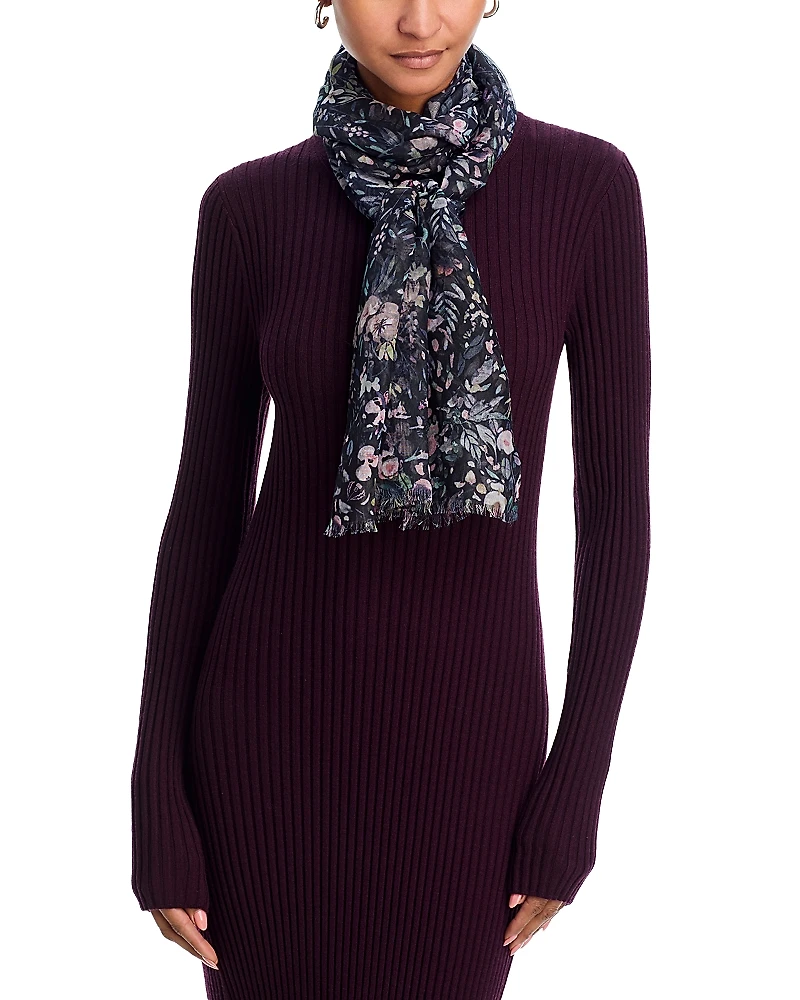 Fraas Botanical Floral Scarf