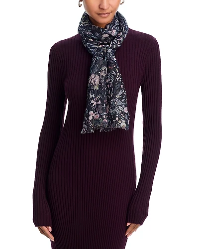 Fraas Botanical Floral Scarf