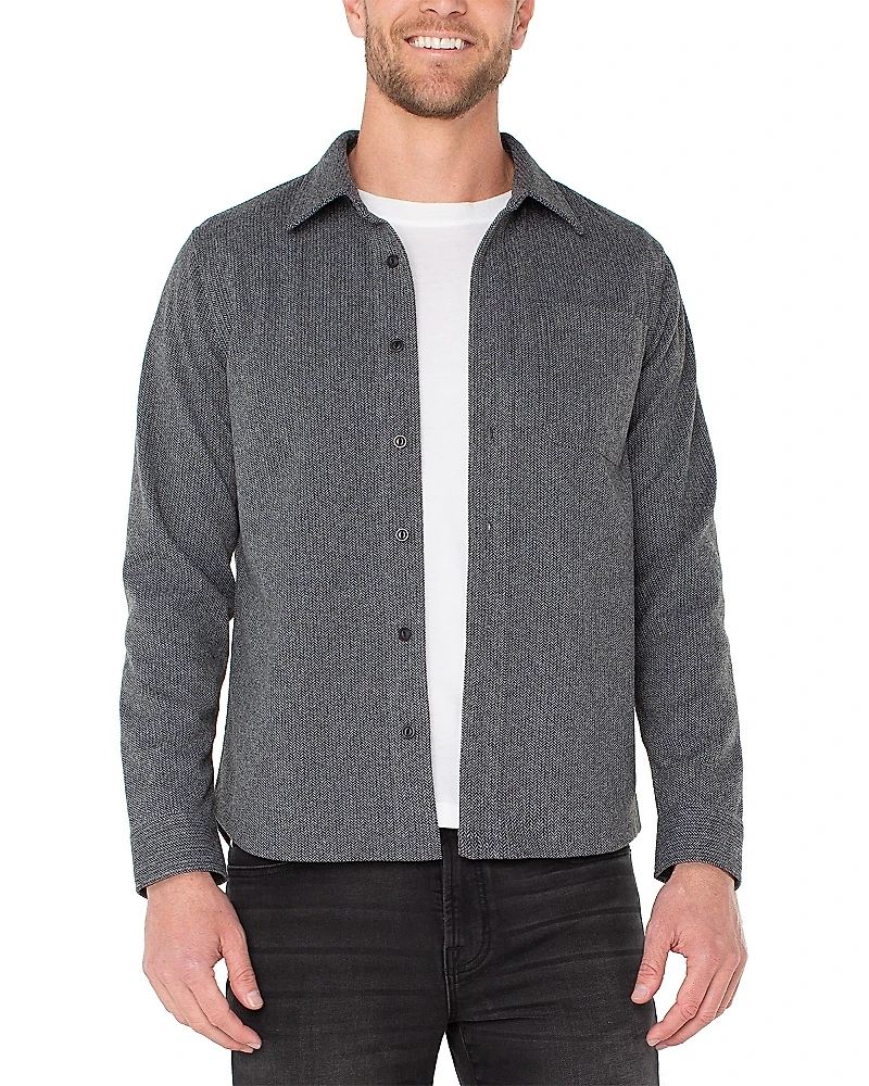 Liverpool Los Angeles Knit Button Down Shirt