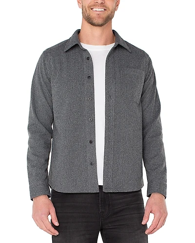 Liverpool Los Angeles Knit Button Down Shirt