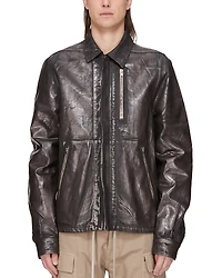 Drkshdw Rick Owens Concealed Zip Front Jacket