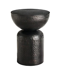 Modway Mella Metal Hammered Side Table