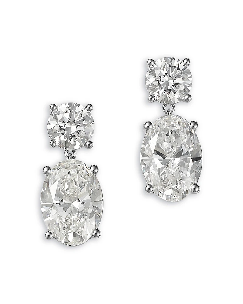 Bloomingdale's Fine Collection Luxe Collection Certified Lab Grown Diamond Classic Drop Earrings