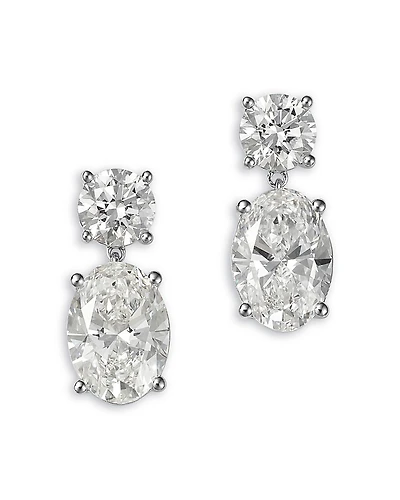 Bloomingdale's Fine Collection Luxe Collection Certified Lab Grown Diamond Classic Drop Earrings