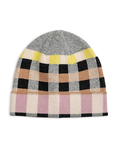 Echo Merino Wool Geo Jacquard Beanie