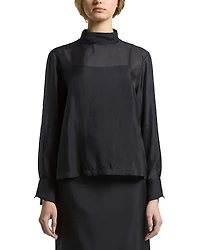 Peserico Back Button Collar Blouse