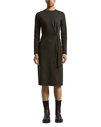 Peserico Long Sleeve Midi Dress