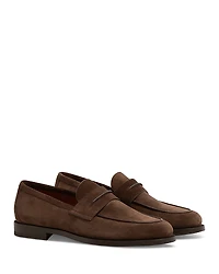 Zegna Suede Mocassin Corso Loafers