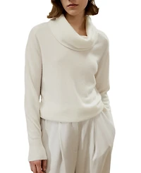 Lilysilk Cashmere Cowl Neck Sweater