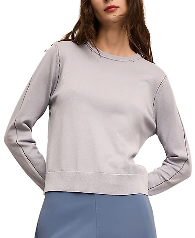 M. m.LaFleur Larissa Pointelle Sweater - Cotton Silk Knit