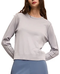 M. m.LaFleur Larissa Pointelle Sweater - Cotton Silk Knit