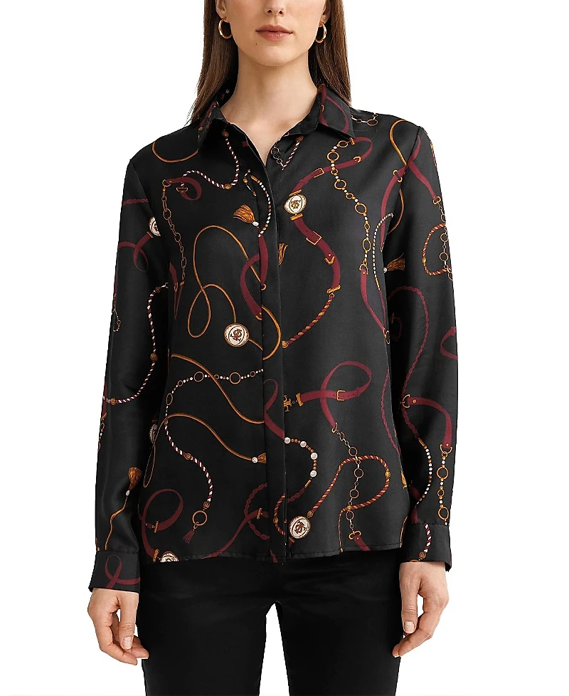 Lilysilk Louisville Print Silk Shirt