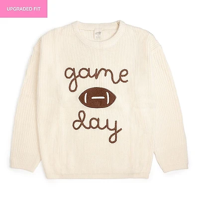 Sweet Wink Girls' Game Day Knit Sweater - Big Kid