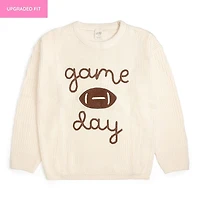 Sweet Wink Girls' Game Day Knit Sweater - Big Kid
