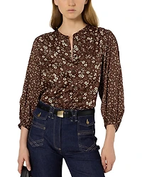 Gerard Darel Anaelle Puff Sleeve Blouse