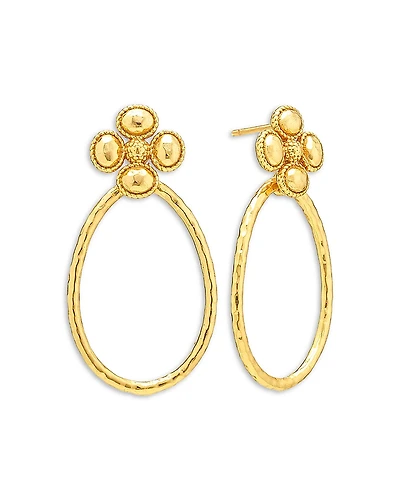Capucine De Wulf Berry Clover Teardrop Earrings