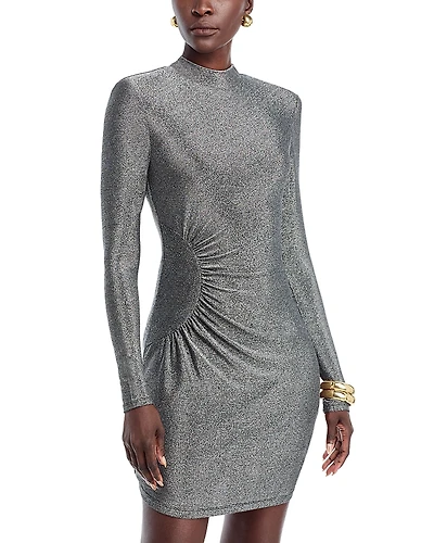 Ramy Brook Amarylis Metallic Mini Dress