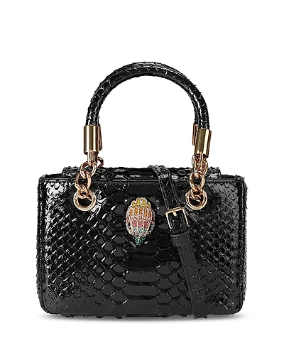 Kurt Geiger London Square Kensington Mini Embossed Leather Handbag