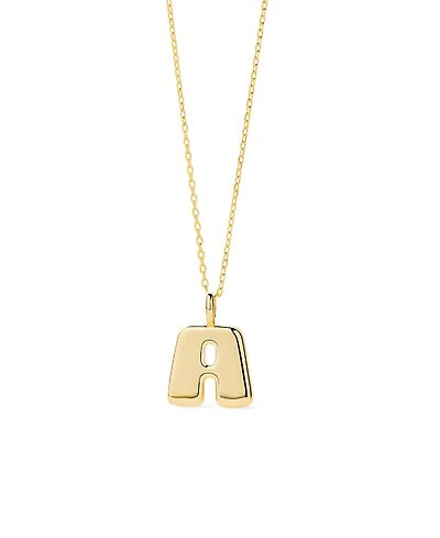 Letter Necklace - Bubble