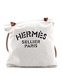 Pre-Owned HERMES Mm Aline Bag Toile