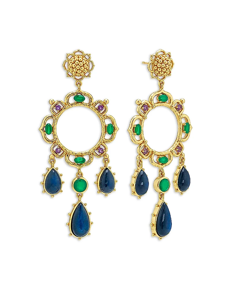 Capucine De Wulf Contessa Belle Nuit Dangle Earrings