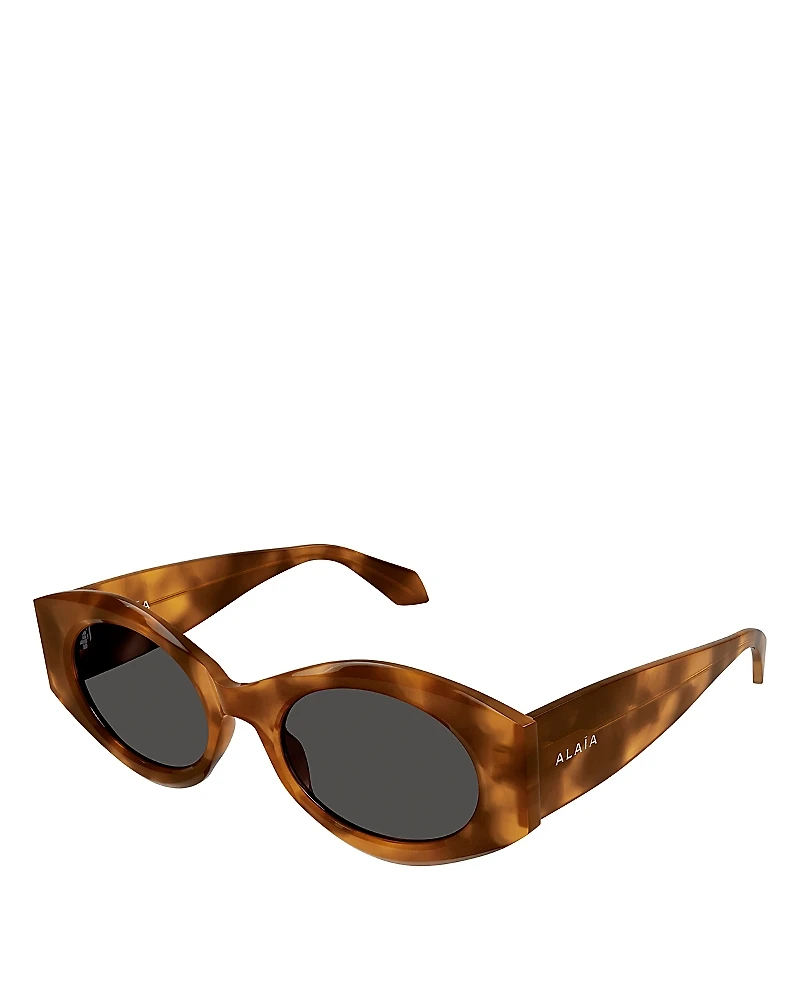 Alaia Oval Sunglasses, 52mm