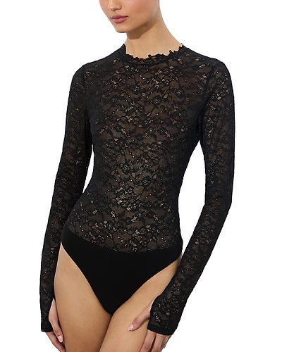 Alice and Olivia Taeyn Lace Bodysuit