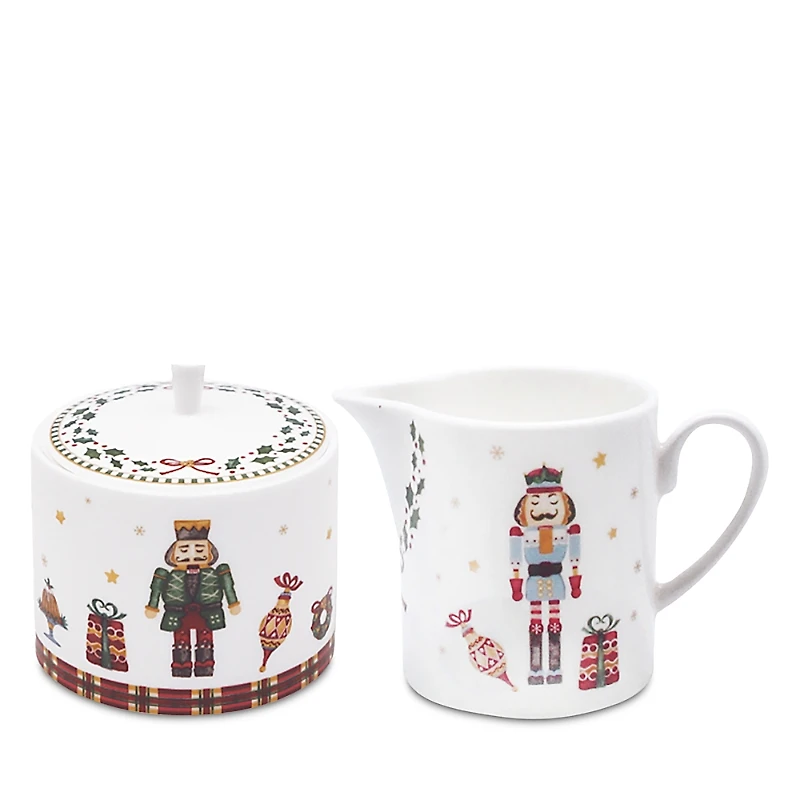 Prouna Nutcracker Sugar & Creamer Set