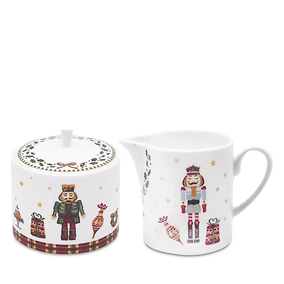 Prouna Nutcracker Sugar & Creamer Set