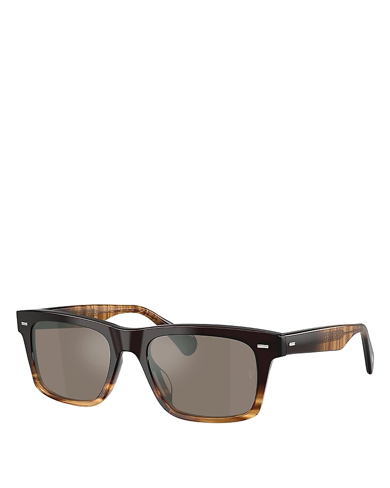 Oliver Peoples Rectangular Sunglasses, 55mm