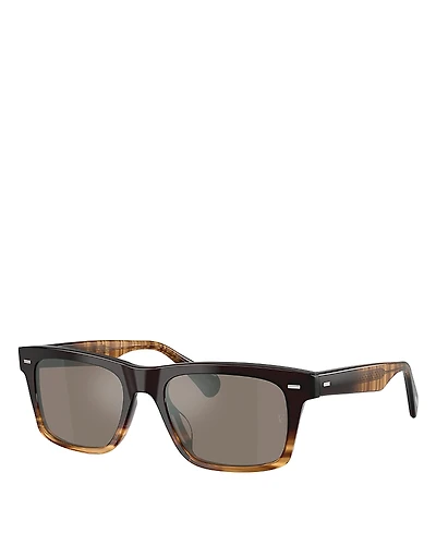 Oliver Peoples Rectangular Sunglasses, 55mm