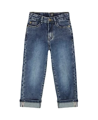 Deux par Boys' Stretch Jeans with Rolled Cuffs - Little Kid