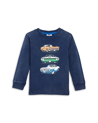 Mish Boys' Classic Cars Long Sleeve Tee - Little Kid