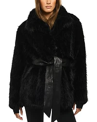 Sam. Selena Faux Fur Coat