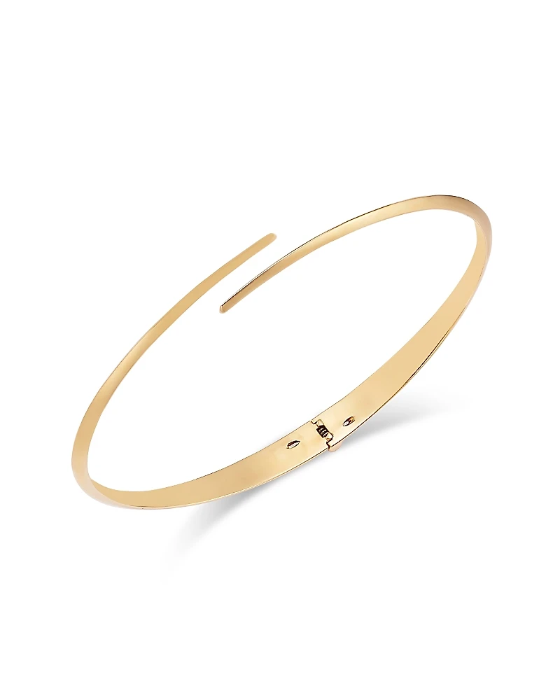 Bloomingdale's Fine Collection Pointed Edge Polished Bypass Bangle Bracelet