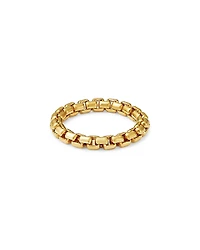 Zoe Chicco 14K Yellow Gold Heavy Metal Large Box Link Soft Chain Ring