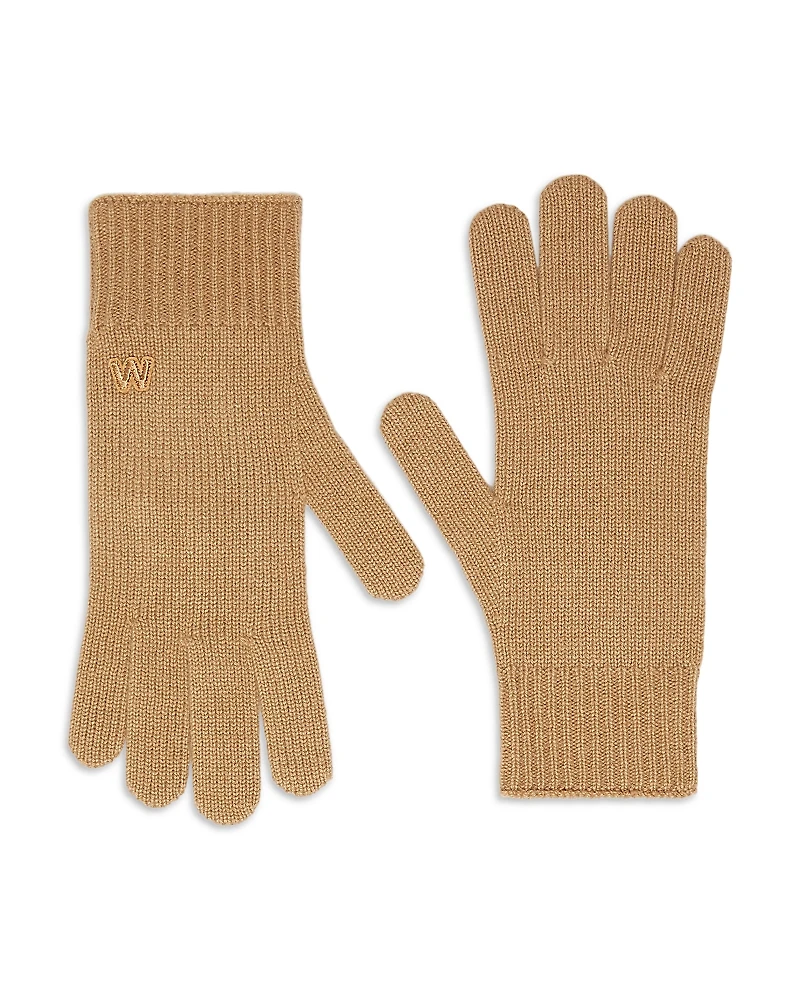 Weekend Max Mara Weekend Accessori 2 Camel Cashmere Gloves