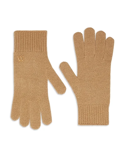 Weekend Max Mara Weekend Accessori 2 Camel Cashmere Gloves