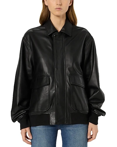 Gerard Darel Nima Leather Jacket