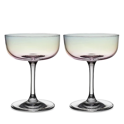 Villeroy & Boch Like Pearl Champagne Glass/Dessert Bowl, Set of 2