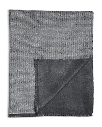 The Men's Store at Bloomingdale's Reversible Tweed Scarf with Cut Fringe