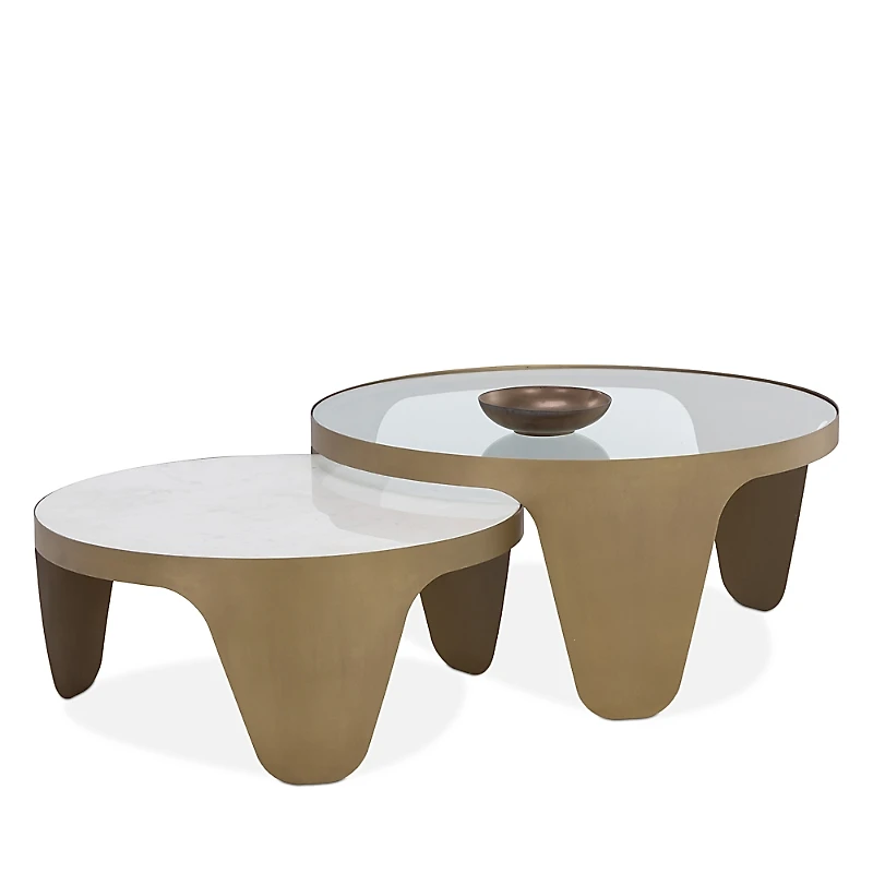Sunpan Mysaria 2 Piece Nesting Coffee Tables